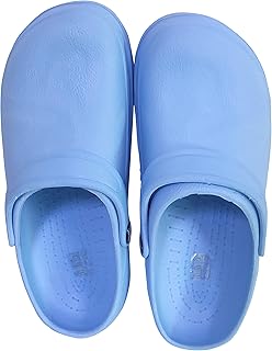 Vitaliya EVA Plastic Hospital Shoe (NV, Ceil Blue, XXL).