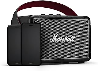 Marshall Kilburn II Bluetooth Speaker - Premium Water Resistance Portable Bluetooth Speaker & Wireless Speakers 20+ Playti...