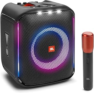 JBL Partybox Encore Portable Party Speaker with Digital Wireless Mic, 100W Powerful Sound, Dynamic Light Show, IPX Splash ...