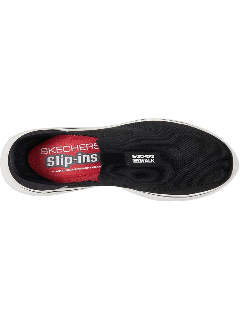 Black SKECHERS Performance Go Walk 7 - Easy On 2 Hands Free Slip-Ins