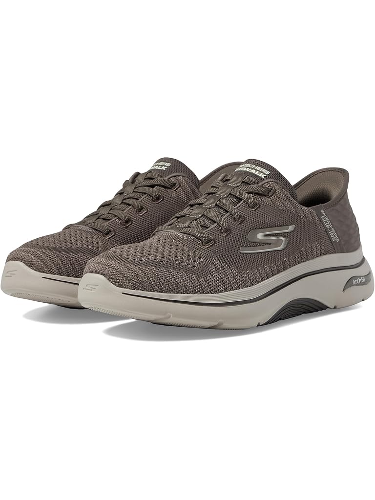 Taupe SKECHERS Performance Go Walk Arch Fit 2.0 - Grand Hands Free Slip-Ins