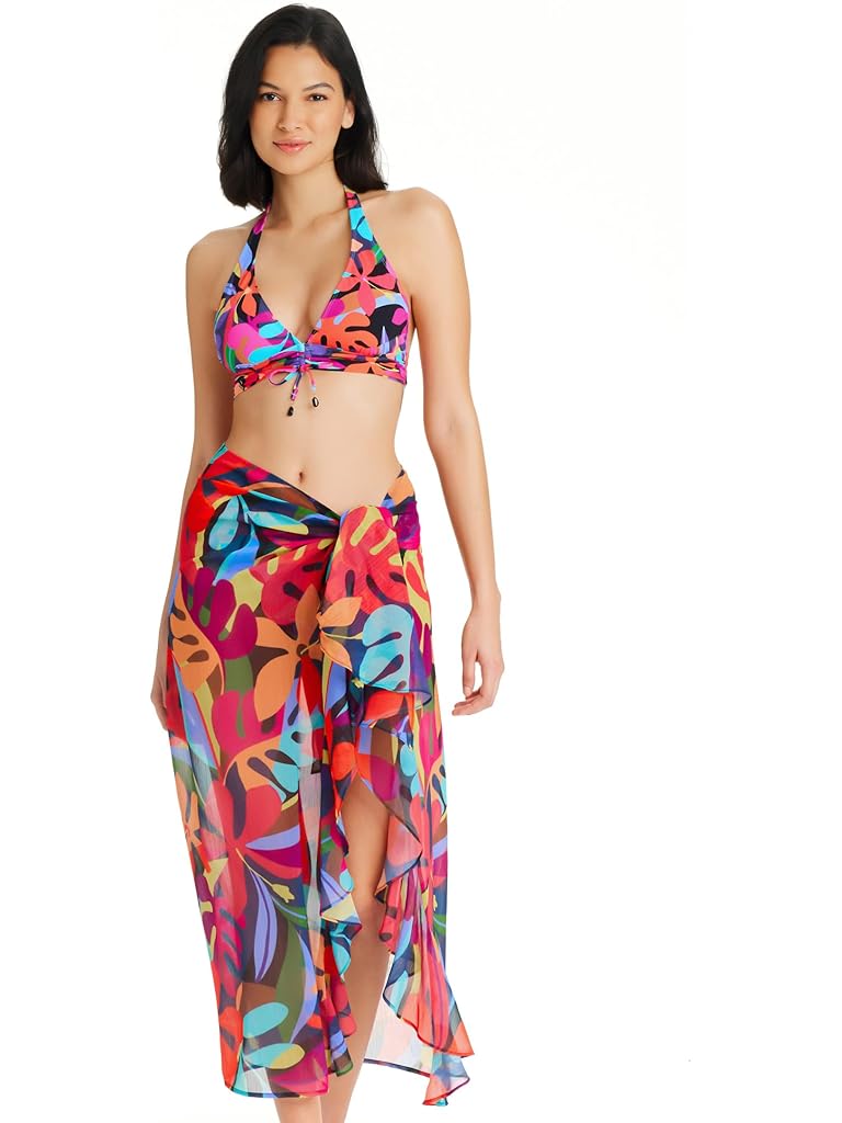 Bleu Rod Beattie Bold Rush Ruffle Sarong