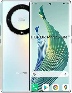 Honor Magic5 Lite Dual-SIM 256GB ROM + 8GB RAM (Only GSM | No CDMA) Factory Unlocked 5G Smartphone - (Silver)