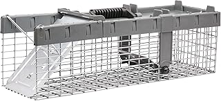 Havahart 1026 Small 1-Door Humane Live Catch and Release Animal Trap for Squirrels, Weasels, Chipmunks, and Small Animals,...