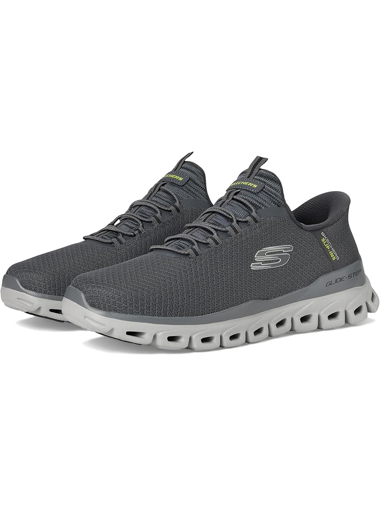 Gray SKECHERS Glide-Step Noxus Hands Free Slip-in