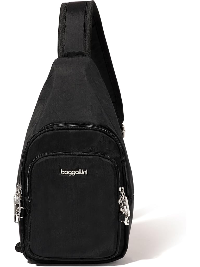 Black Baggallini Securtex Anti-Theft Daytripper Sling