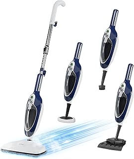 Steam Mop - 10-in-1 Floor Steamer Detachable MultiPurpose Handheld Steam Cleaner for Hardwood/Tile/Laminate All Floors Car...