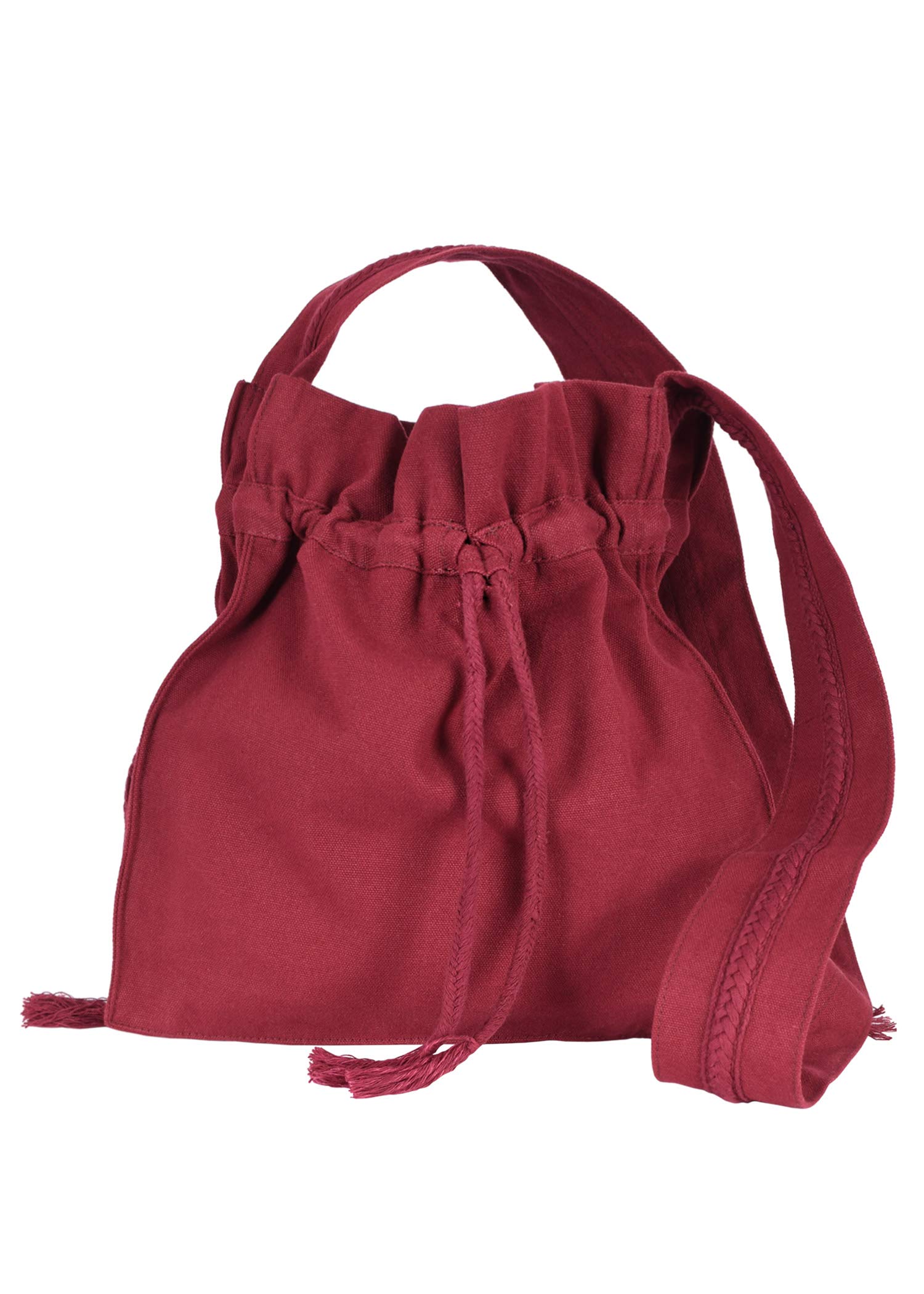 Women's Satchel with Braiding - Medieval Shoulder Bag - Canvas - Available in Four Colours