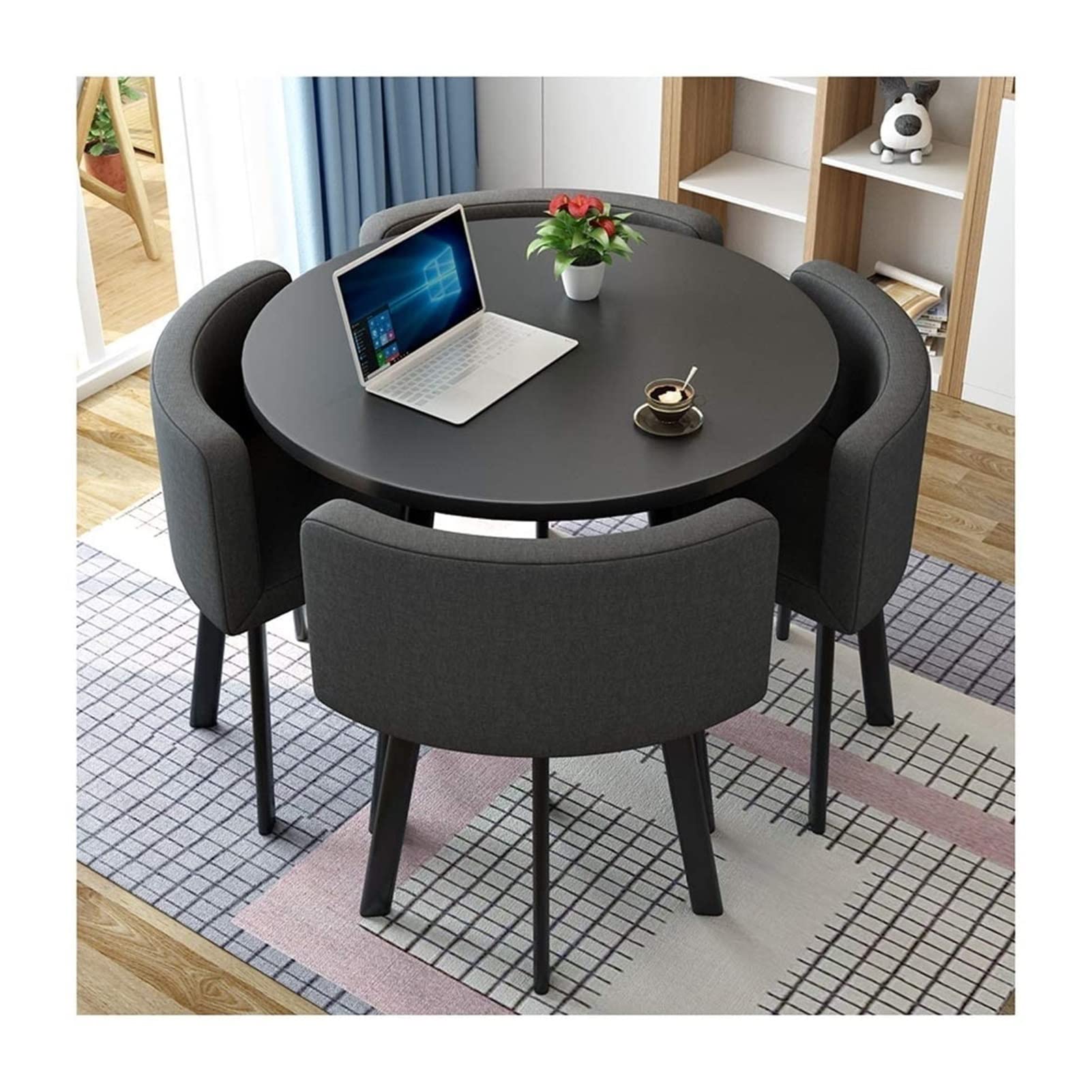 Buy Small Office Reception Room Club Table and Chair Set Combination ...