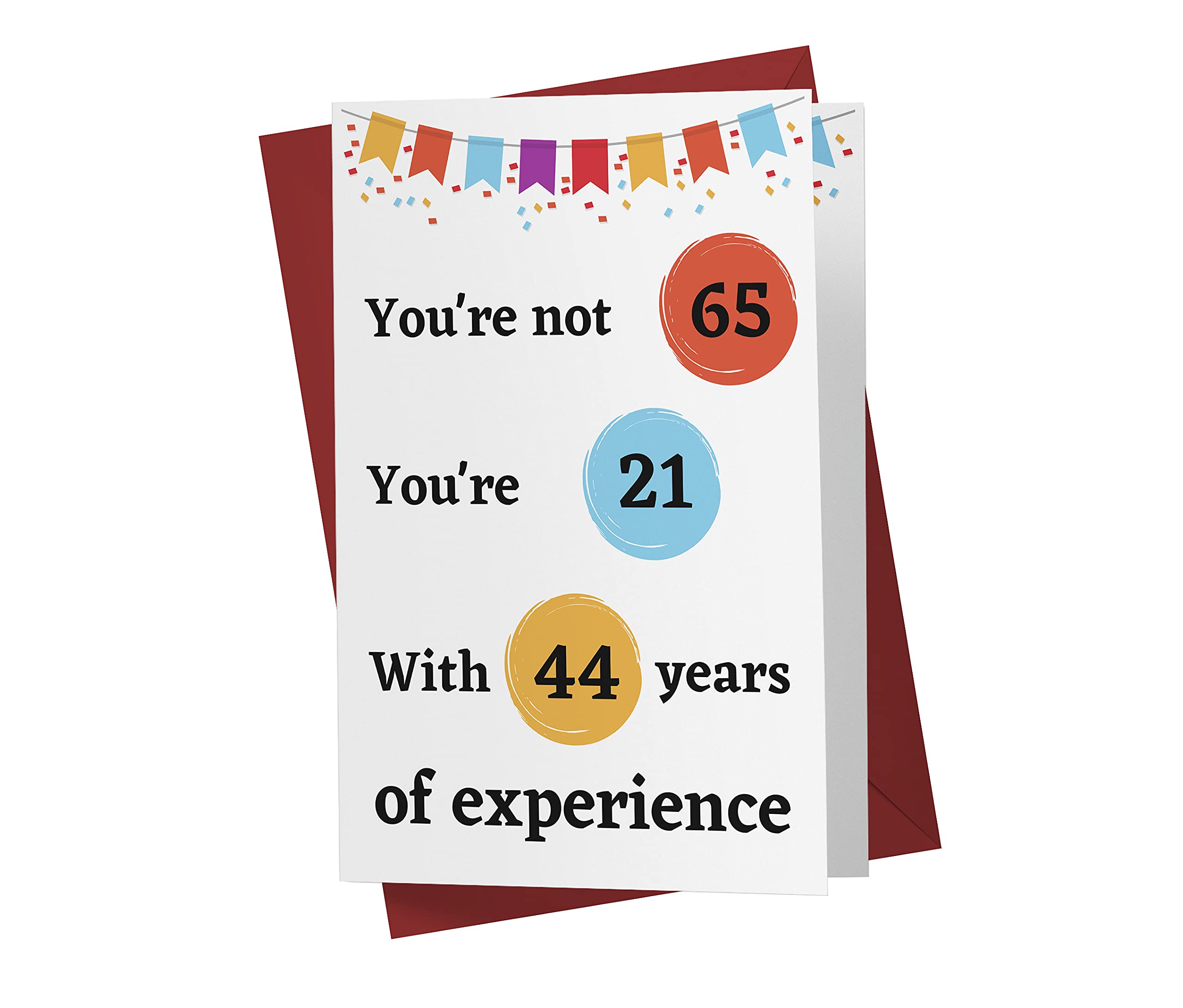 Buy Funny 65th Birthday Card – Funny 65 Years Old Anniversary Card ...