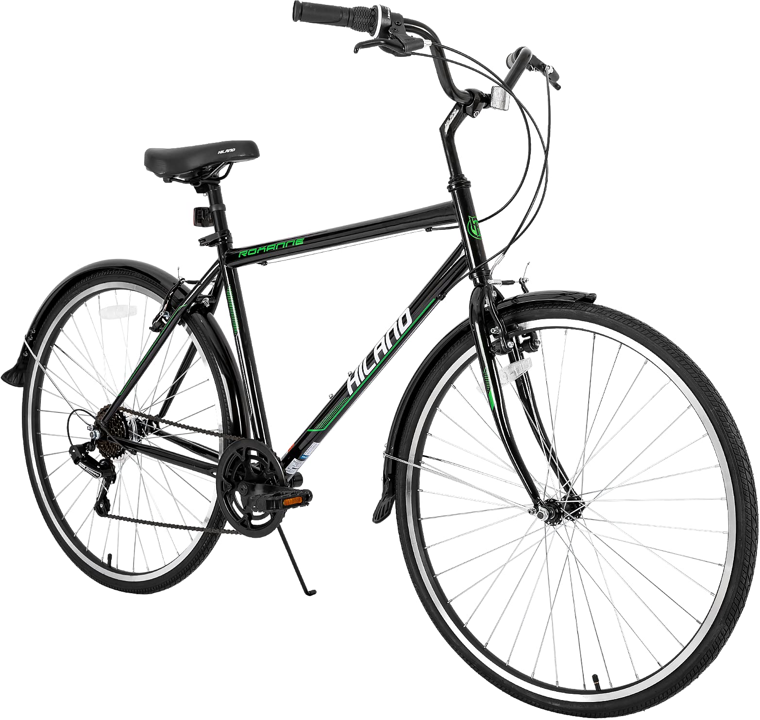 Buy Hiland 700C Hybrid Bike , Step-Through or Step-Over Frame Commuter ...