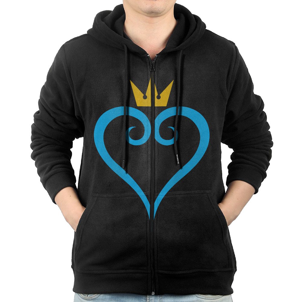 GENC5 Men Kingdom Hearts Hoodie Pullover Zip Up