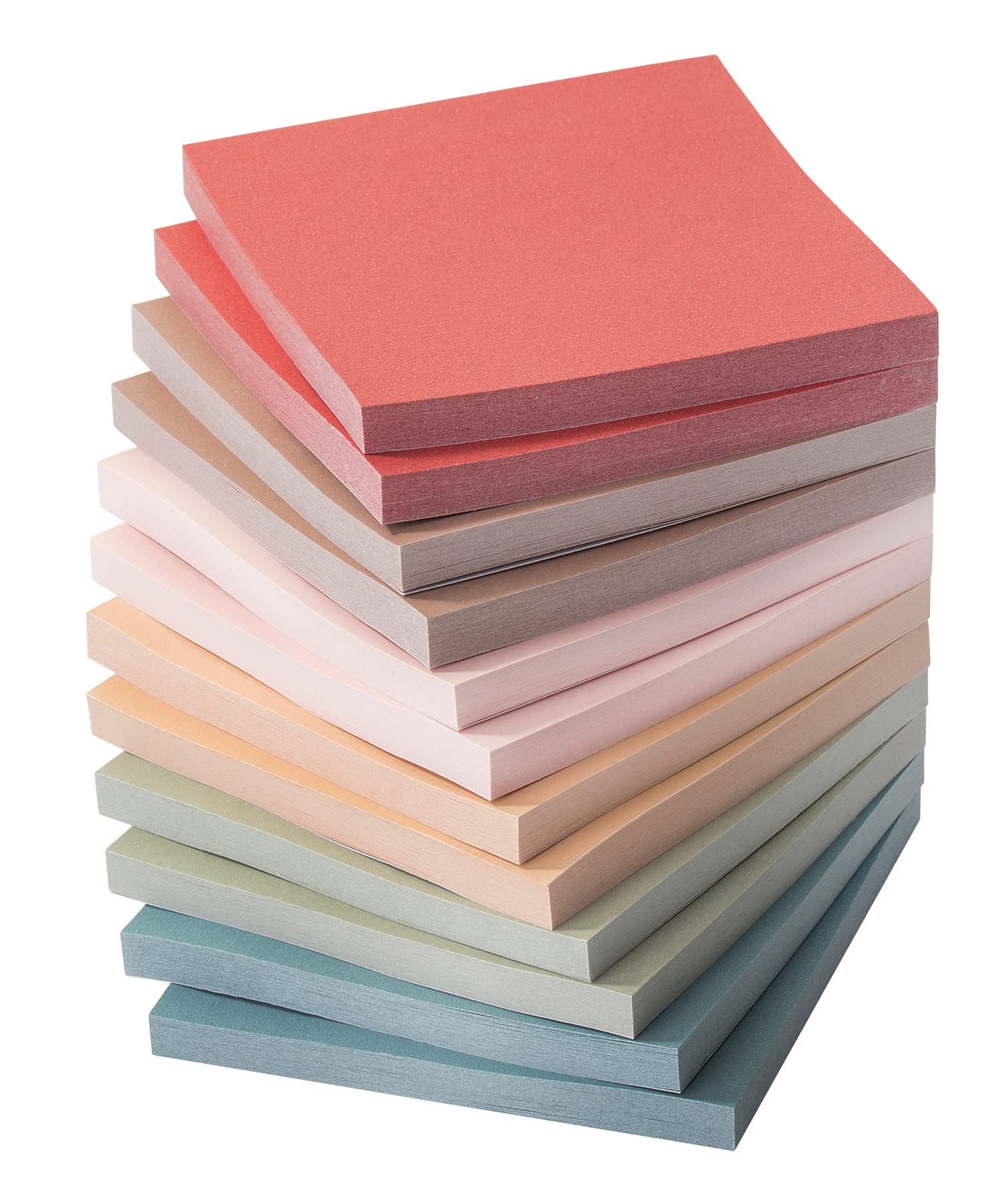 Mr. Pen- Sticky Notes, 3”x3”, 12 Pads, Vintage Colors Sticky Notes, Sticky Note, Self-Stick Note Pads, Sticky Pads Sticky Notes Aesthetic, Colorful Sticky Notes, Sticky Notes Bulk Sticky Notes