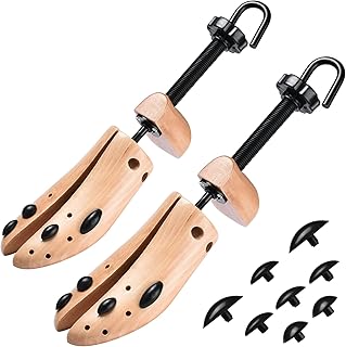 Ecom City 2-Way Cedar Wood Shoe Stretcher for Widener Shoes Expander for Man and Women