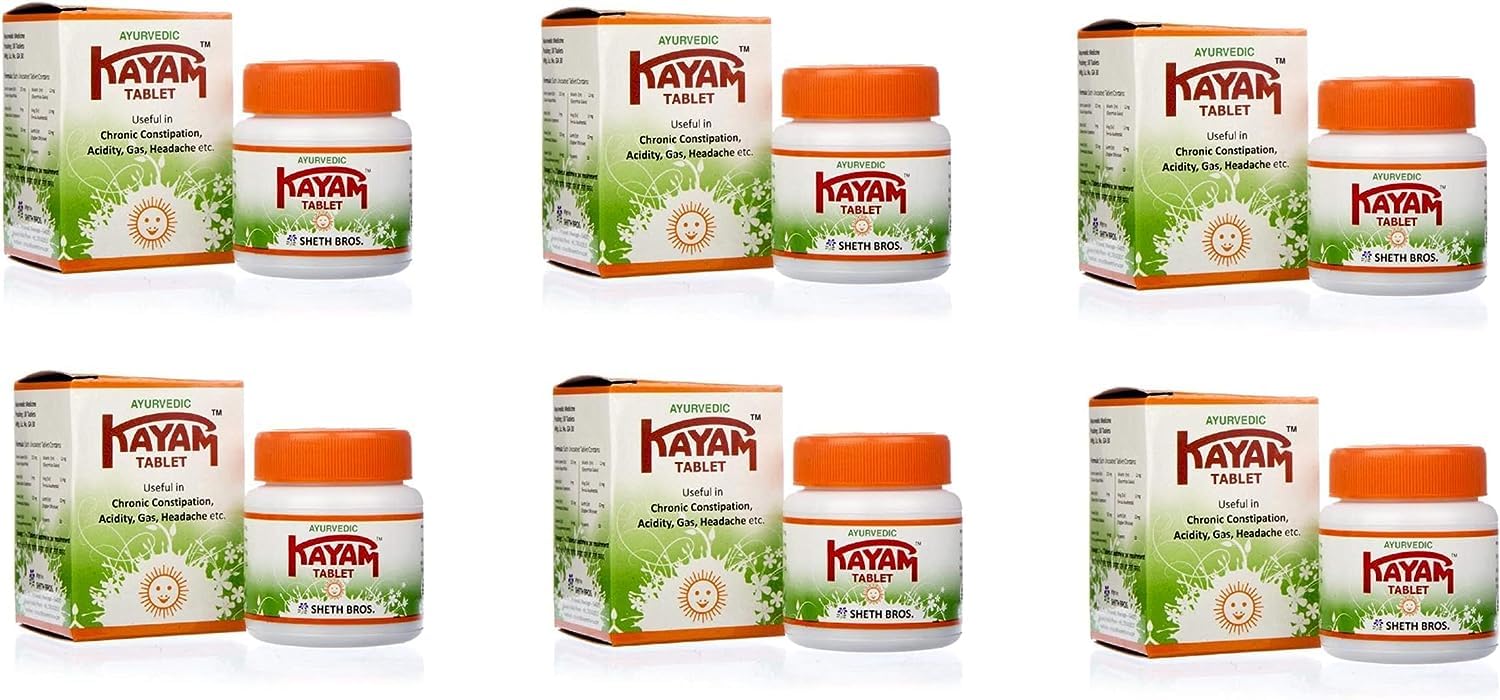 (Pack of 6) Seth Bros Kayam (30 Tablets Each) - by pharmacylife