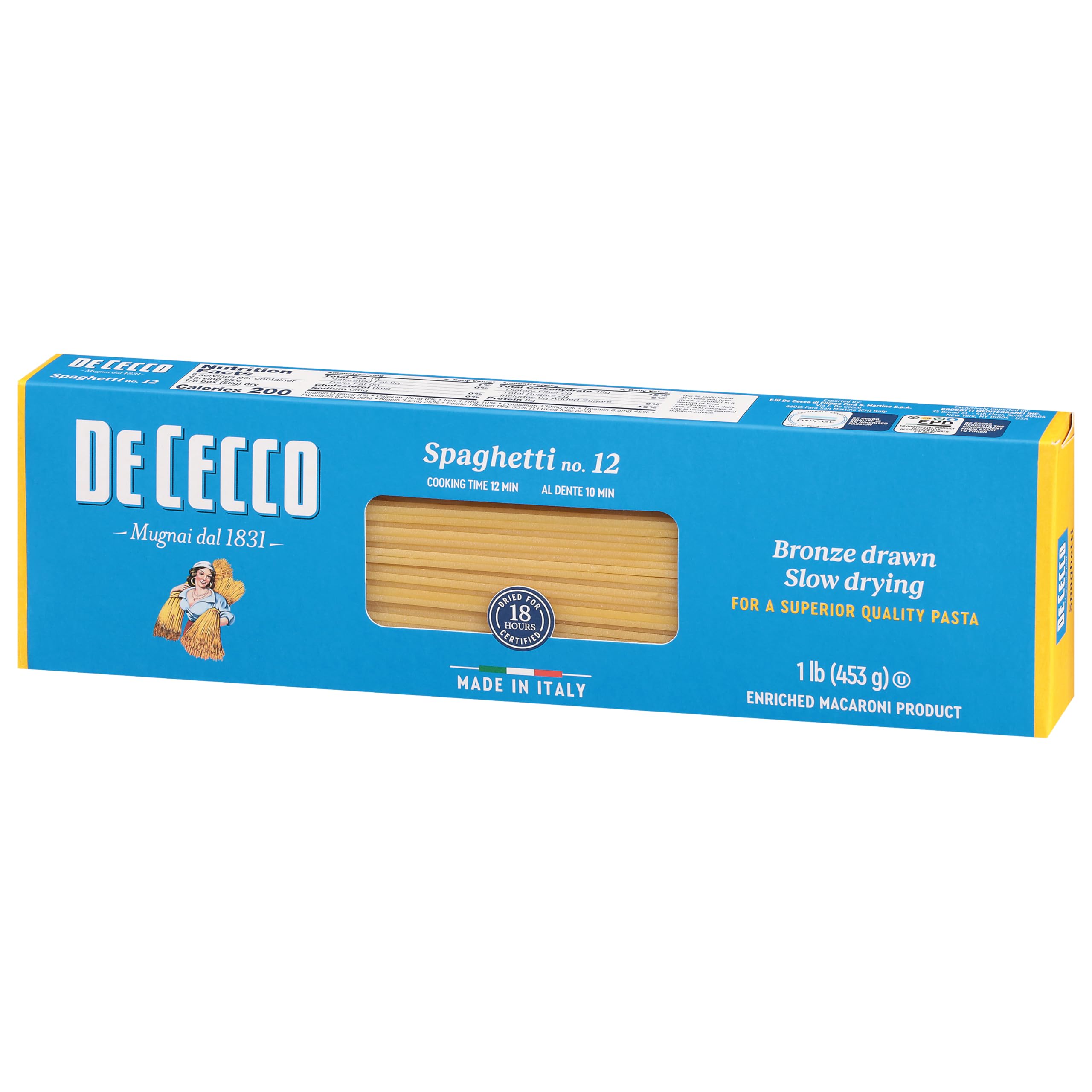 De CeccoSpaghetti Pasta, 16 Oz