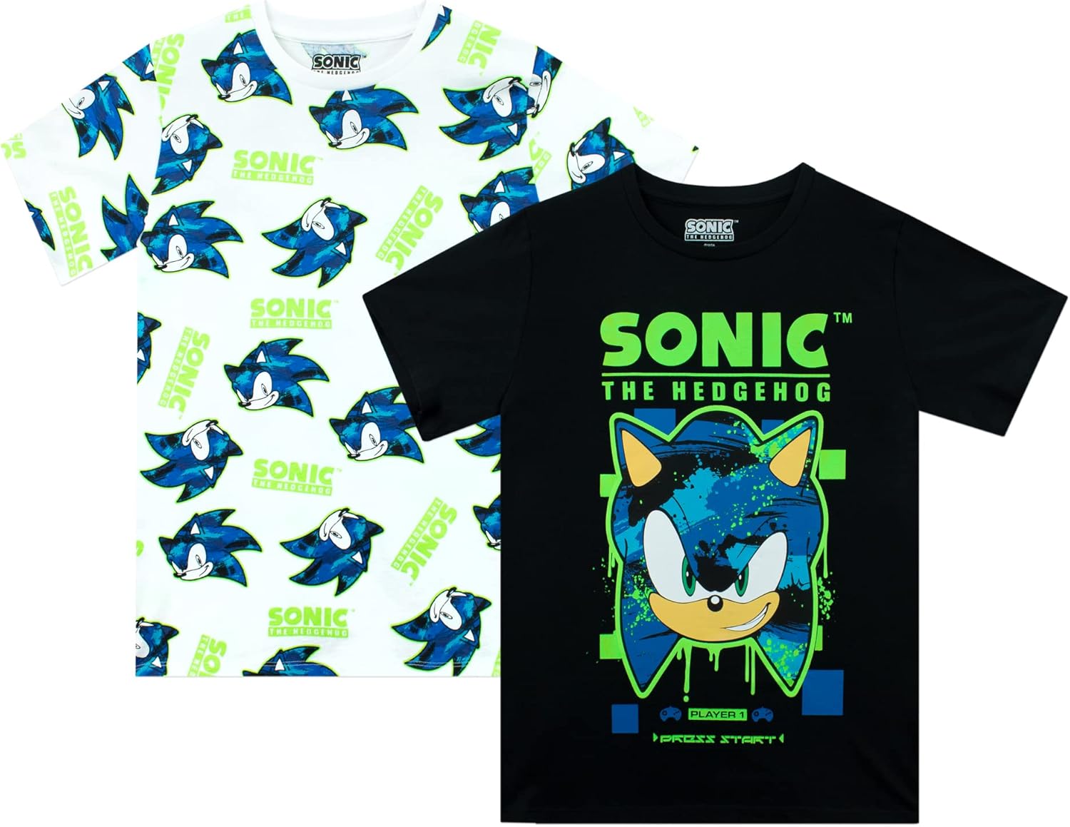 Sonic The Hedgehog T-Shirt Erkek Çocuk Oyun Tişörtleri Çocuklar için 2 ...