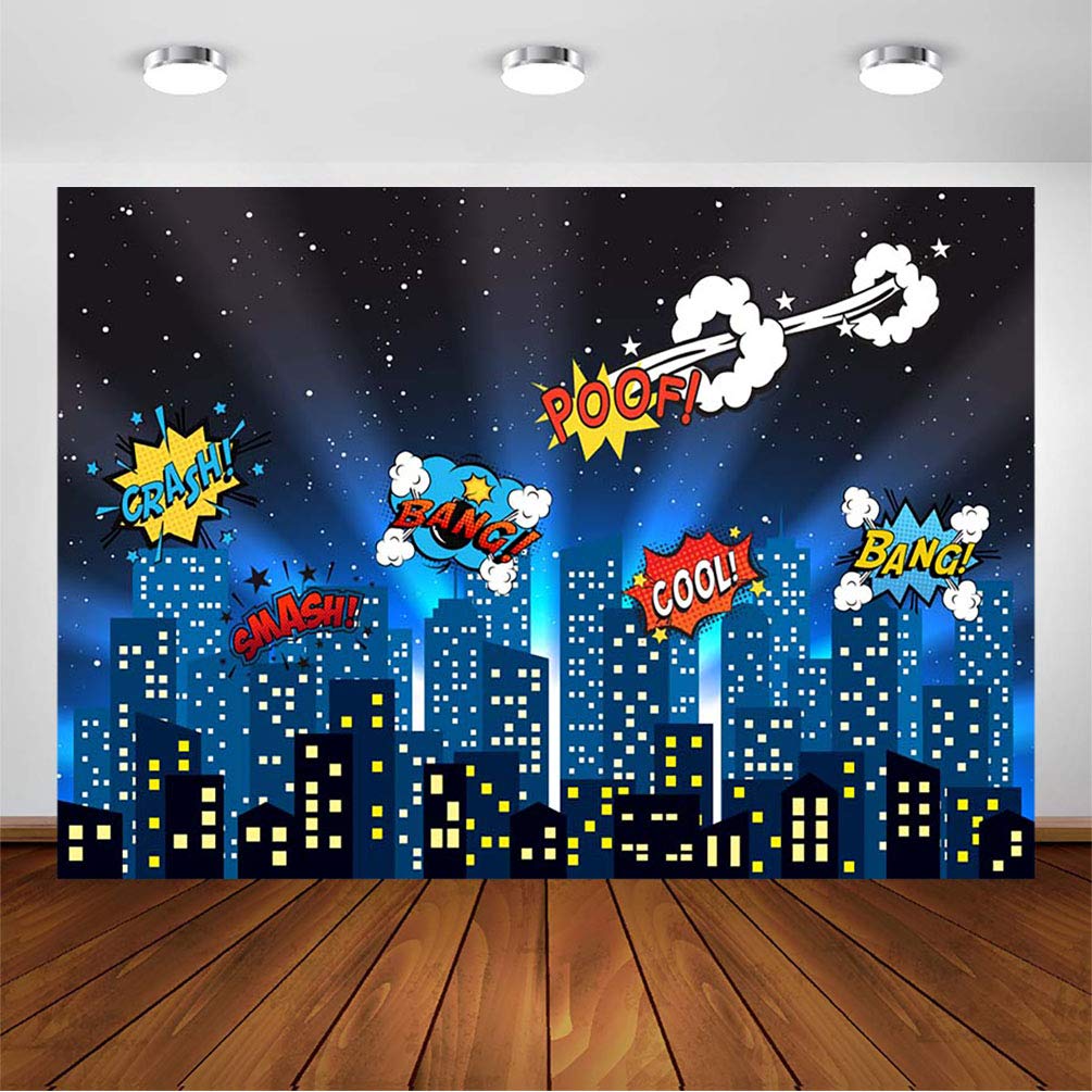 NEW ITEM 8ft x 6ft Vinyl Photography Backdrop / Comic Strip / Super ...