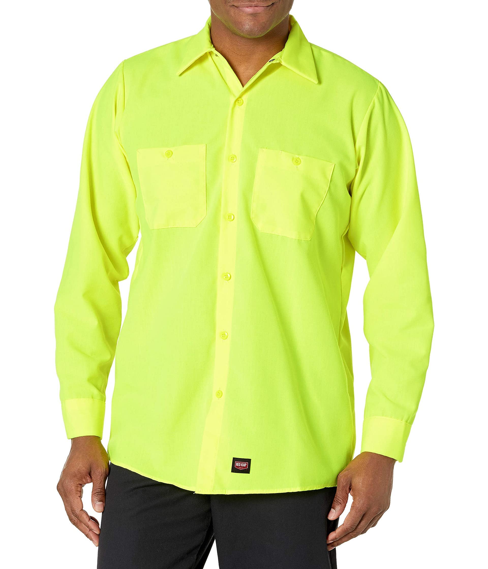 Red KapMen's Rk Enhanced Visibility Work Shirt