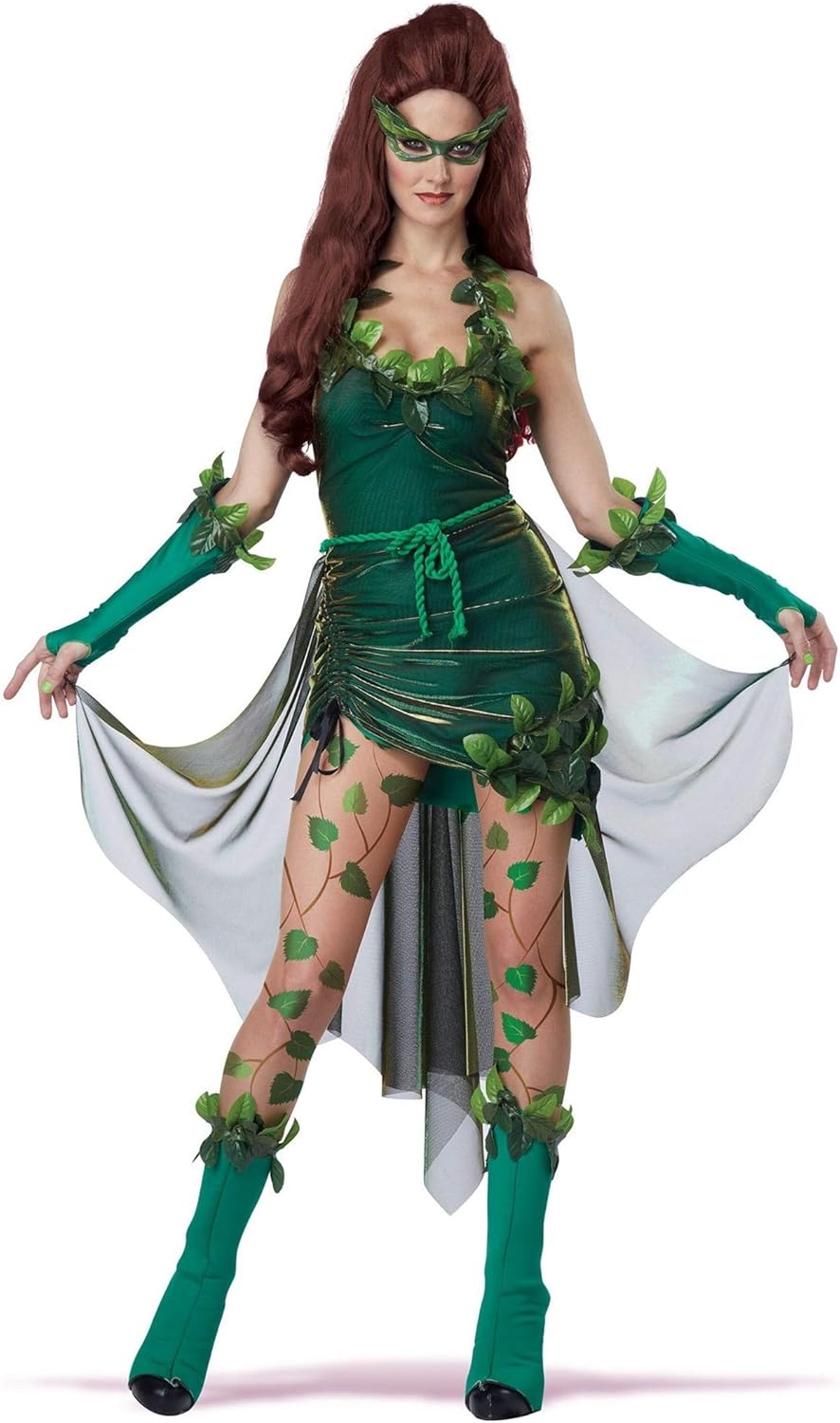 California Costumes 1289 Lethal Beauty Poison Ivy Adult-Sized Costume,  Green, One : : Health & Personal Care