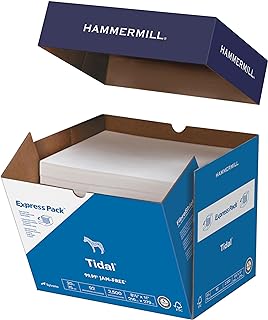 Hammermill Printer Paper, Tidal 20 lb Copy Paper, 8.5 x 11 - Express Pack (2,500 Sheets) - 92 Bright, Made in the USA