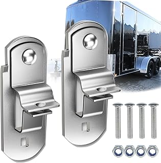 EJYTRVT Cargo Trailer Door Latch, Trailer Hasp, Trailer Latches, Enclosed Trailer Door Latch, Ramp Locking Hasp, Cam Lock ...