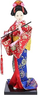 Garneck 1pc Kimono Doll Kimono Girl Statues Japanese Art Crafts Japanese Style Doll Decoration Home Decoration Japanese Ar...