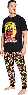 Marvel Deadpool and Wolverine Mens Pajama Set, Soft Comfy Loungewear PJ Set - Gifts for Men