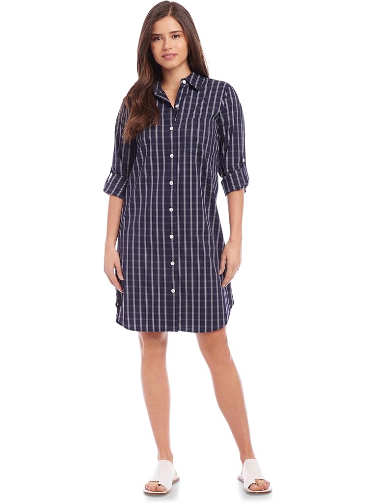 Karen Kane Check Shirtdress