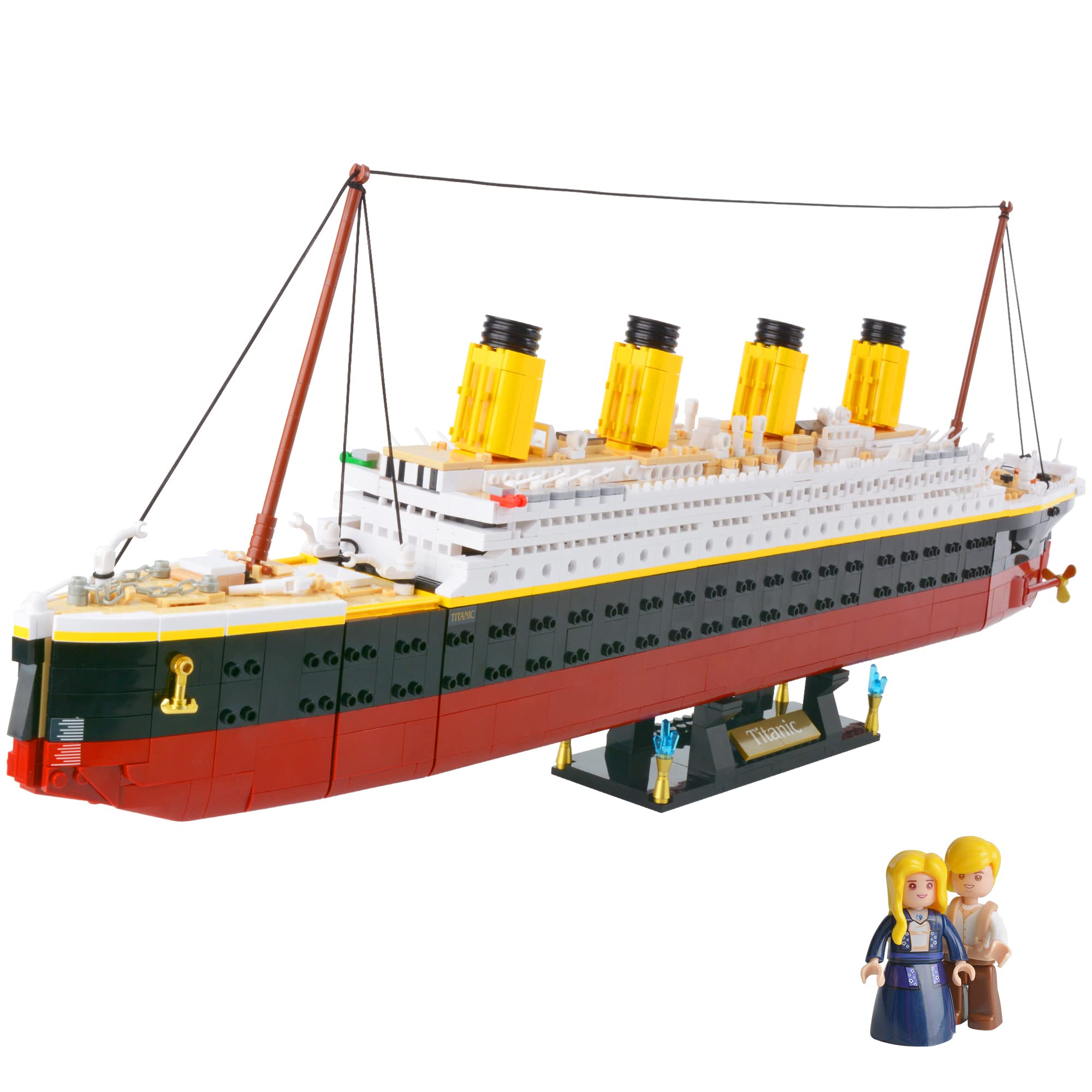 : Yanscian Titanic Ship Model Building Block Brick kit Set Toy  for Kids & Adults, 2401 PCS Titanic Cruise Ship Compatible Educational  Construction Compatible with Lego Age 6+ : Toys & Games