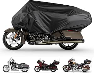 Waterproof Motorcycle Half Cover Replace for Touring/Full Dress Touring/Cruiser for Outdoor Rain Snow Protection