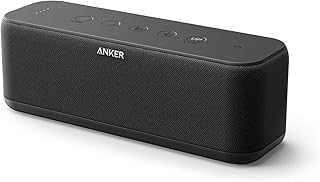 Upgraded, Anker Soundcore Boost Bluetooth Speaker with Well-Balanced Sound, BassUp, 12H Playtime, USB-C, IPX7 Waterproof, ...