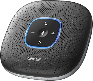 Anker Conference Microphone, PowerConf Bluetooth Speakerphone with 6 Mics, Enhanced Voice Pickup, 24H Call Time, USB C, Co...