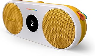 Polaroid P2 Music Player (Yellow) - Powerful Portable Wireless Bluetooth Speaker Rechargeable with Dual Stereo Pairing