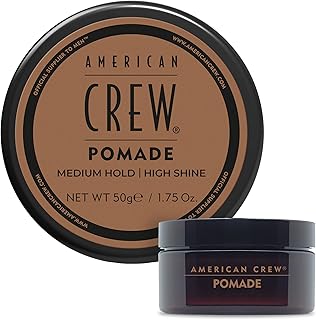 American Crew Men's Hair Pomade (OLD VERSION), Medium Hold with High Shine, 1.75 Oz (Pack of 1)