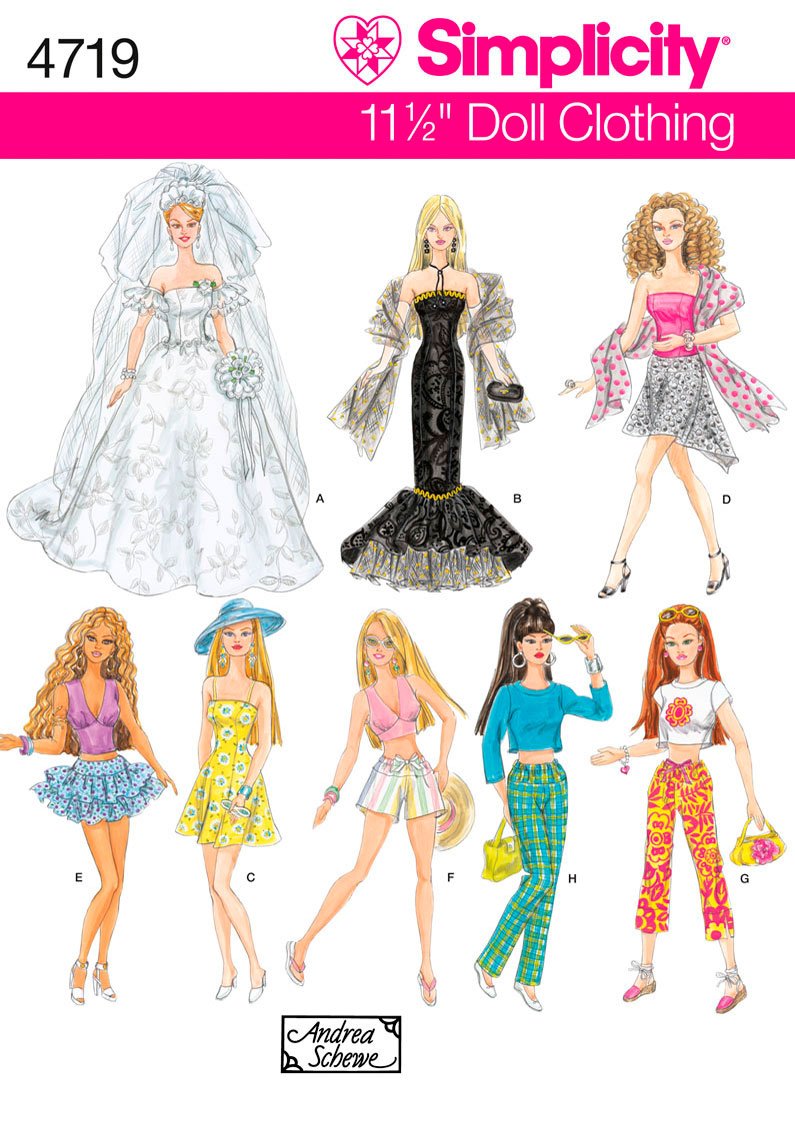 Barbie clothing patterns