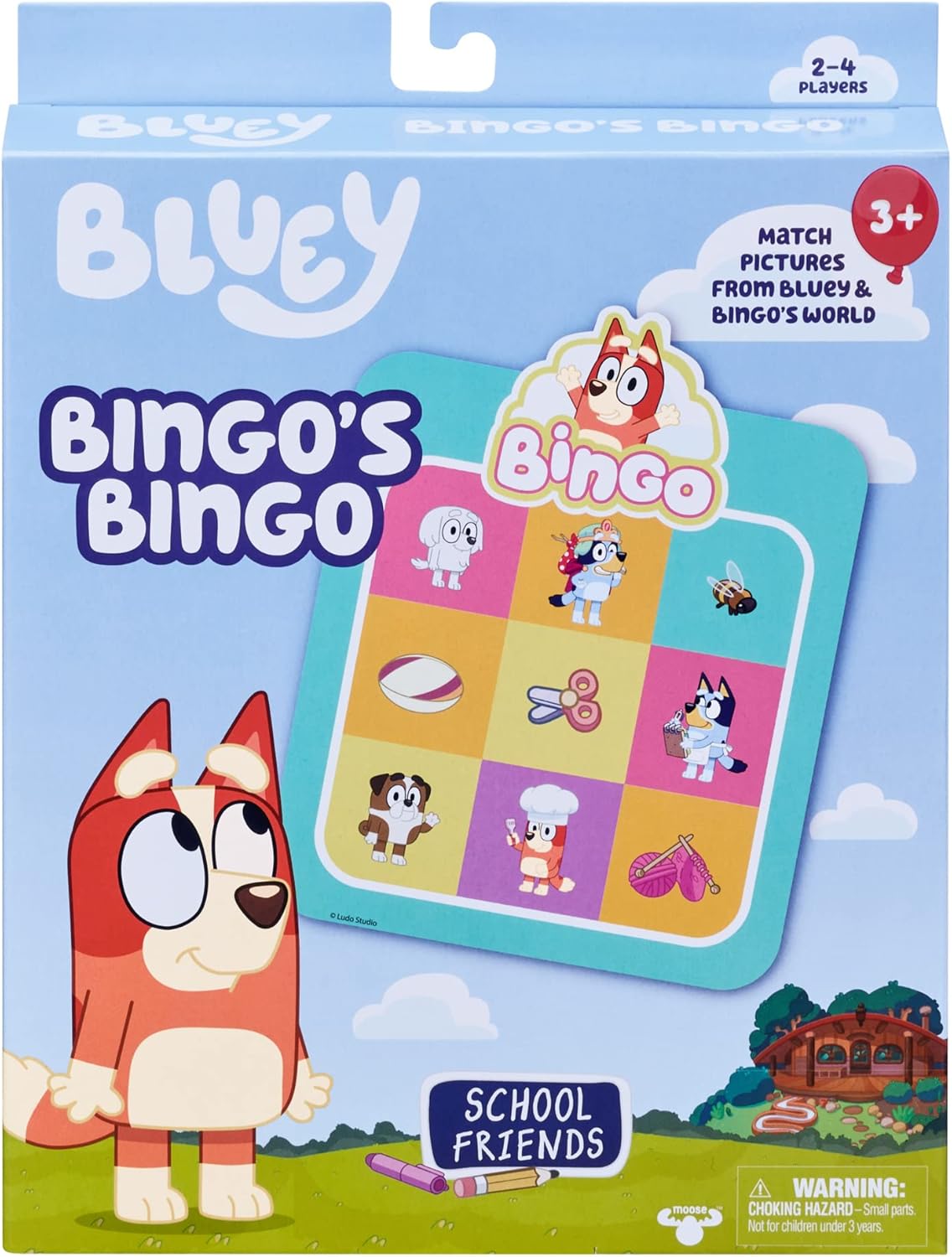 Bluey Bingo's Bingo Card Game, School Friends, Cambodia | Ubuy