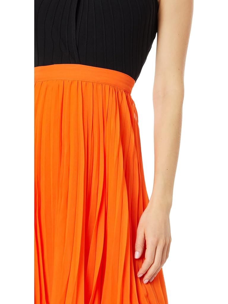 Ted Baker Amariee Cross Front Pleated Dress with Knit Bodice