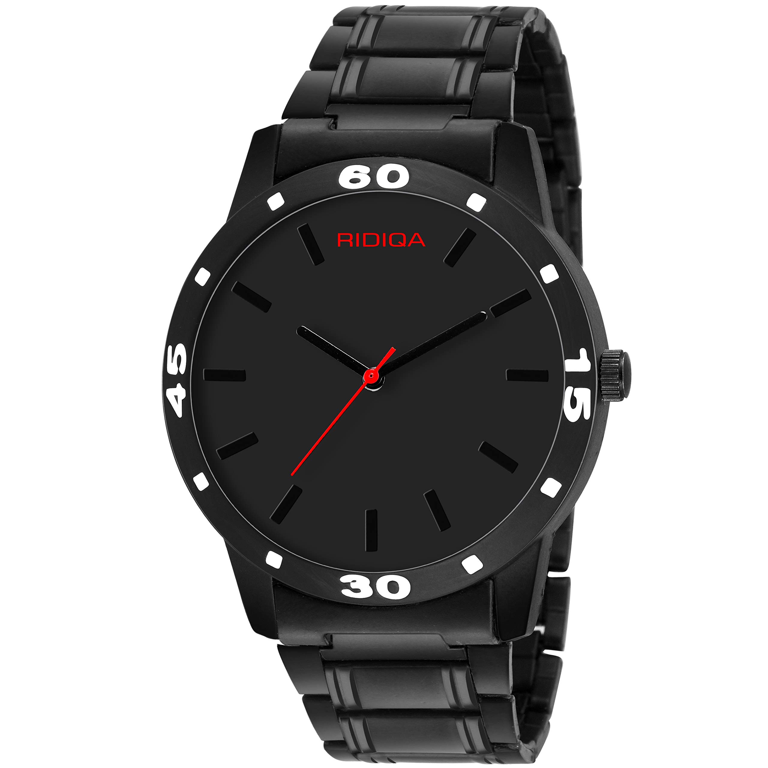 RIDIQA Analog Black Dial Watch for Men boy