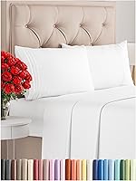 Queen Size 4 Piece Sheet Set - Comfy Breathable & Cooling Bed Sheets Set - Hotel Luxury Bedding for Women, Men, Kids &...