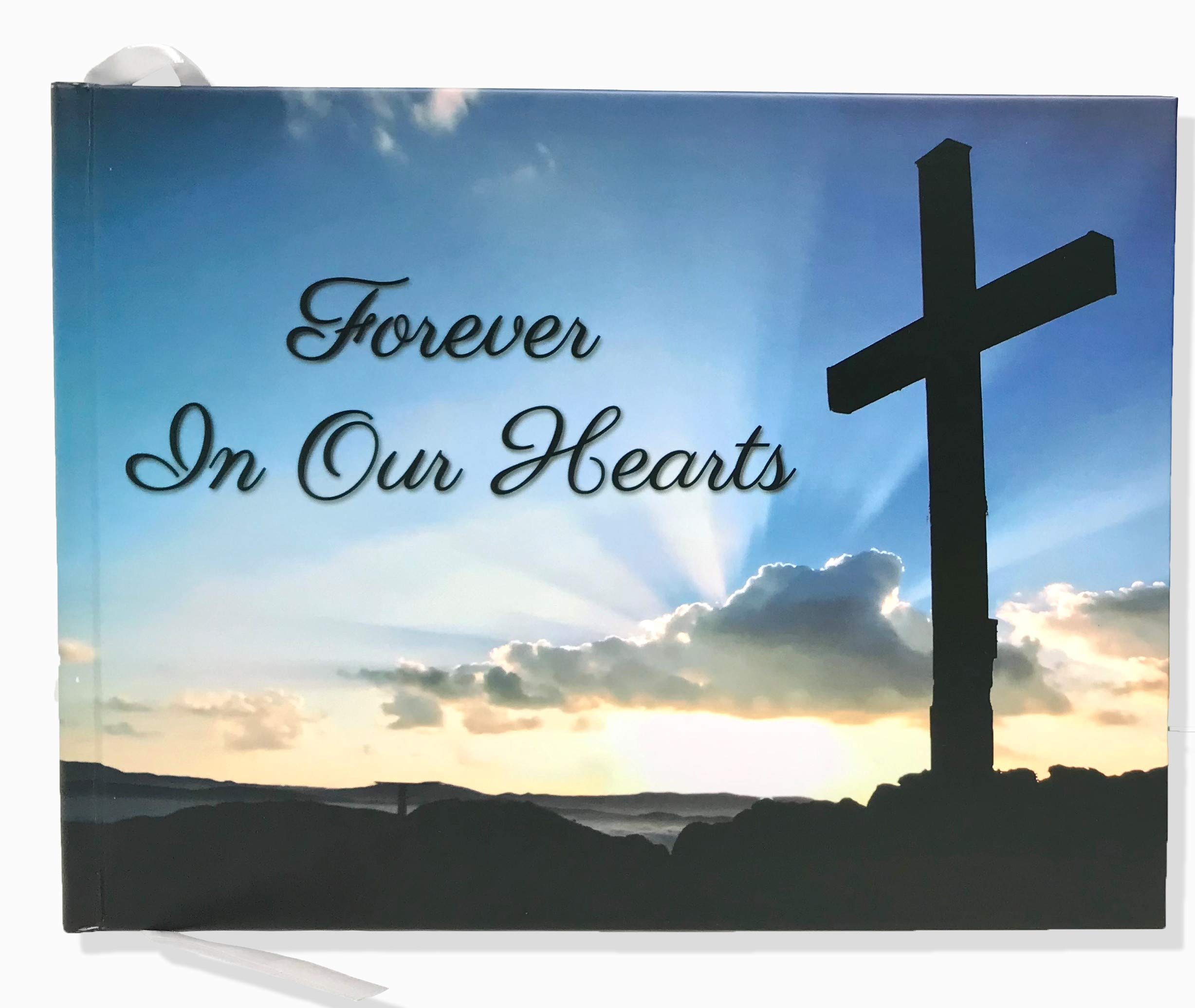 Buy Funeral Guest Book | Memorial Guest Book | Guest Book for Funeral ...