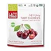 Organic Dried Cherries, Dried Fruit Snacks – Soft & Juicy Pitted Tart Cherry – Organic Fruit Snacks, Natural Dried Fruit Pouches, Non-GMO, Gluten-Free, Vegan Snacks (3 Pack - 4 Oz)