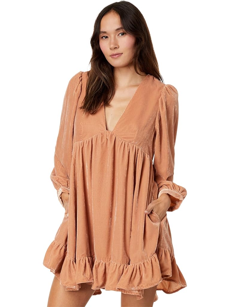 Free People Estella Velvet Mini