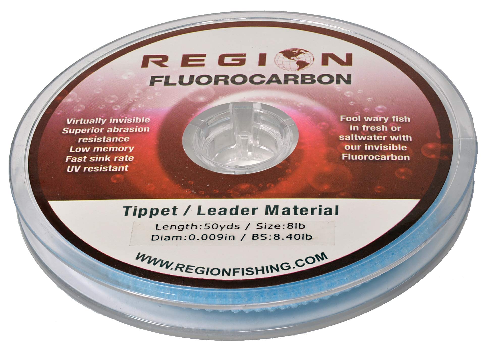 50YD Fluorocarbon Fly Fishing Leader - Ultra Clear - Abrasion Resistant - 8lb 12lb 16lb 20lb