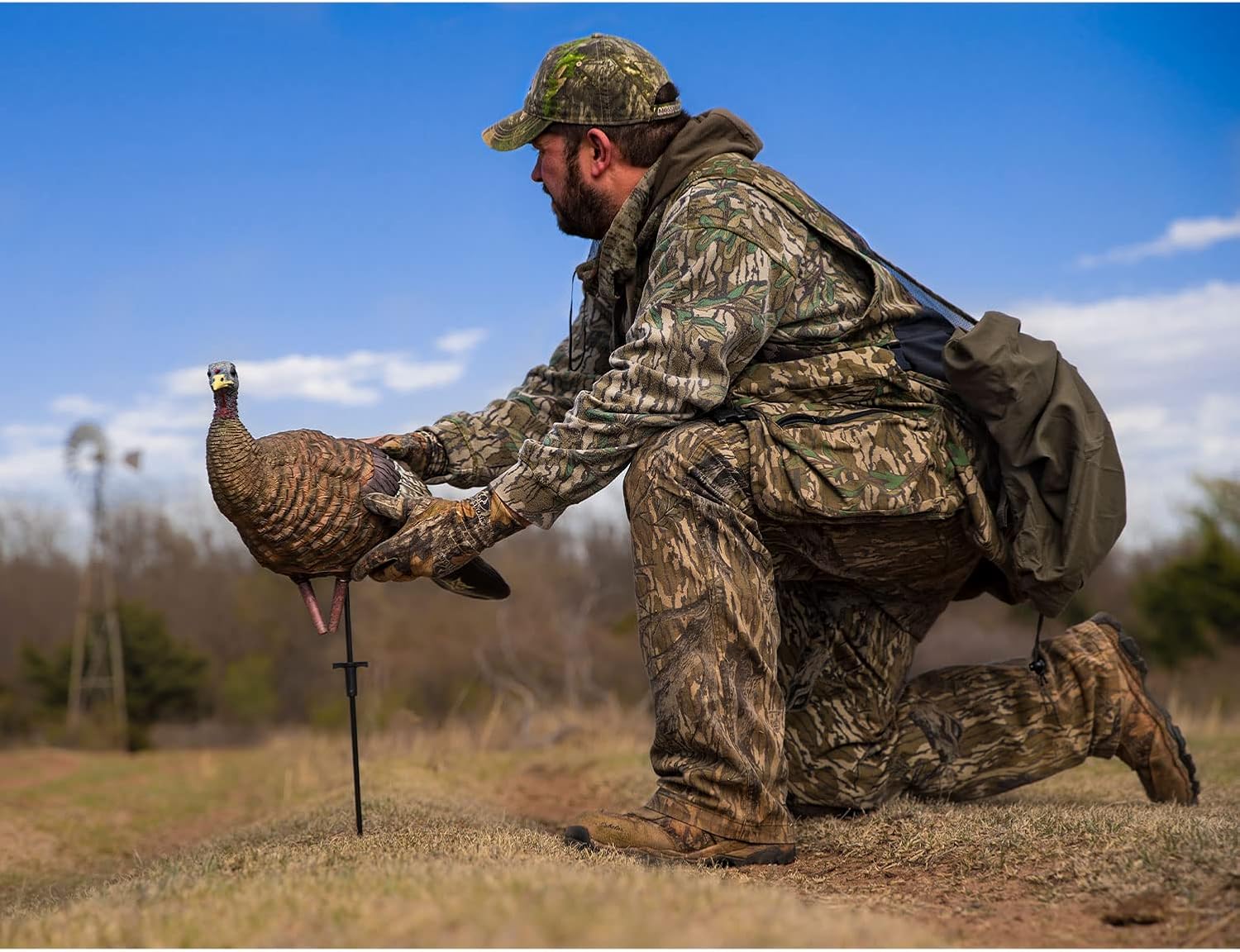 Buy AVIAN-X LCD Lookout Hen Turkey Decoy | Durable Realistic Lifelike ... image.