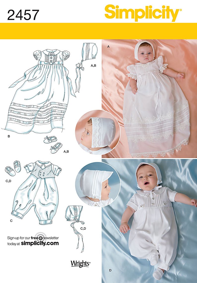 Crocheted christening gown patterns