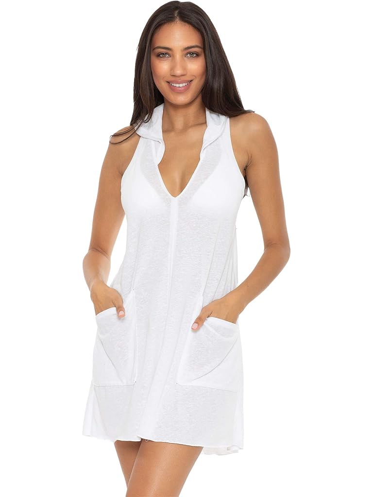 BECCA Beach Date Hooded T-Shirt Dress Cover-Up