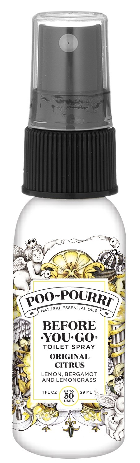 Poo-PourriBefore-You-Go Toilet Spray, Original Citrus, 1 Fl Oz - Lemon, Bergamot and Lemongrass