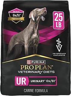 Purina Pro Plan Veterinary Diets UR Urinary Ox/St Canine Formula Dog Food Dry Kibble - 25 lb. Bag