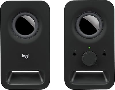 Logitech z150 Multimedia Speakers, Midnight Black